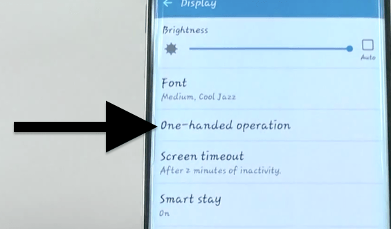 Use Samsung Galaxy S6 With One Hand