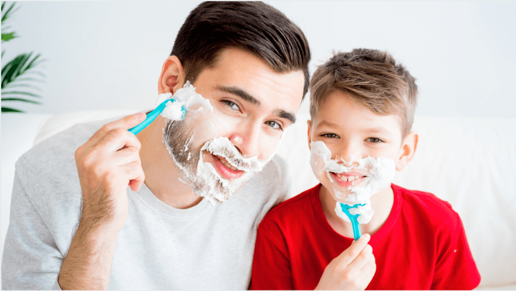 toy razor shaving