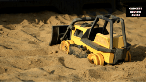 Toy Bulldozers Made of Metal